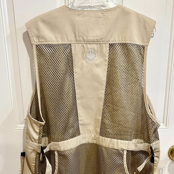 Beretta Men’s Mesh Hunting Shooting Vest Fishing Outdoors Size L - Picture 3 of 8